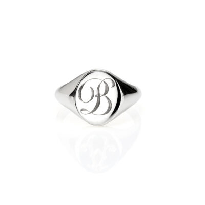 Signet Pinky Ring Sterling Silver