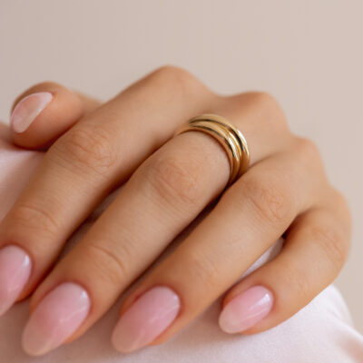 Energy Ring Yellow Gold