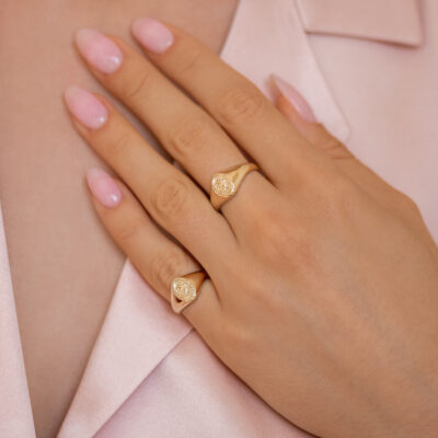 BabyAnything_Ring_Signet_Pinky_Saint_Christopher_Gold_Yellow_RGYGSIGSTCHRP_RGYGSIGSTCHR