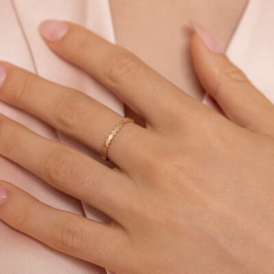 Lucky Star Ring Petite Rose Gold