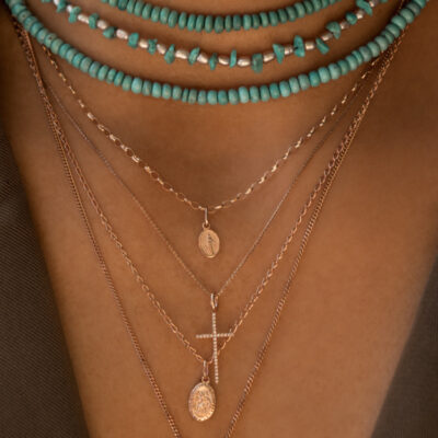 Cher Small Turquoise Necklace
