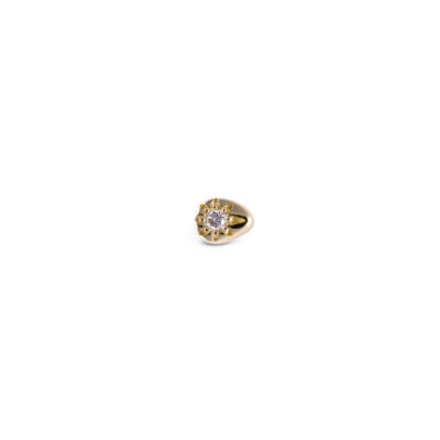 Galaxy Diamond Small Stud Earring Yellow Gold