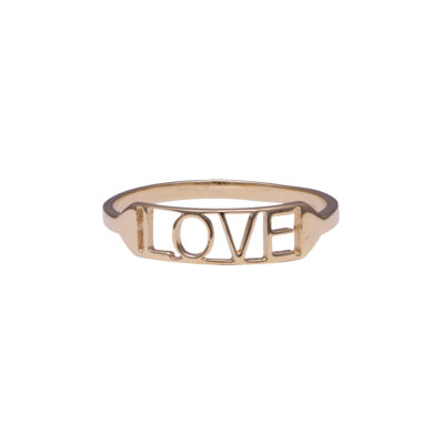 Love Ring Yellow Gold