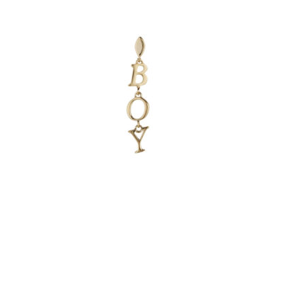 Mantra Mama Earring Yellow Gold