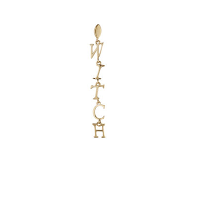 Mantra Bad Earring Yellow Gold