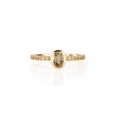 Warmth Ring Sapphire 18k Yellow Gold