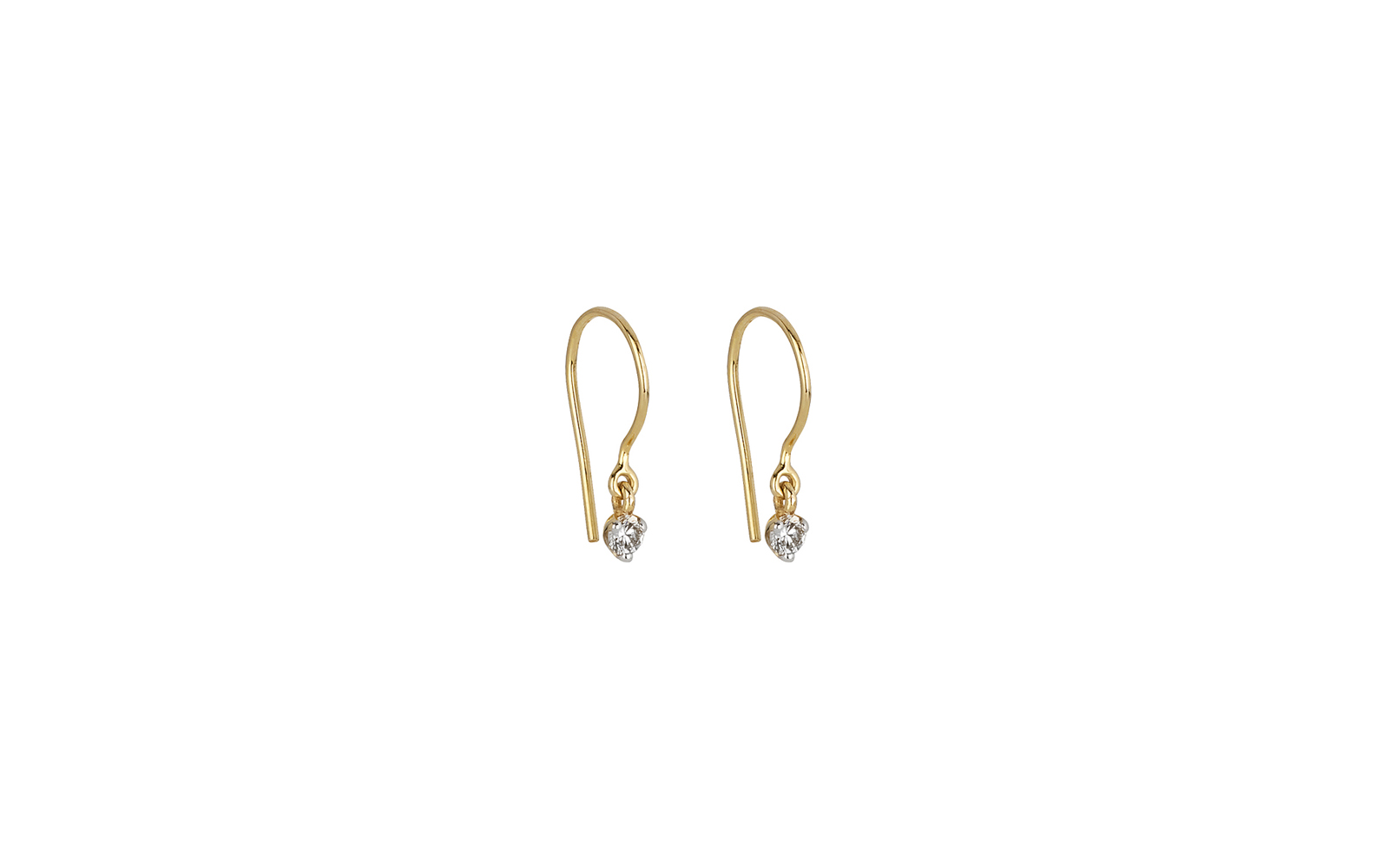 Energy Diamond Earrings Yellow Gold