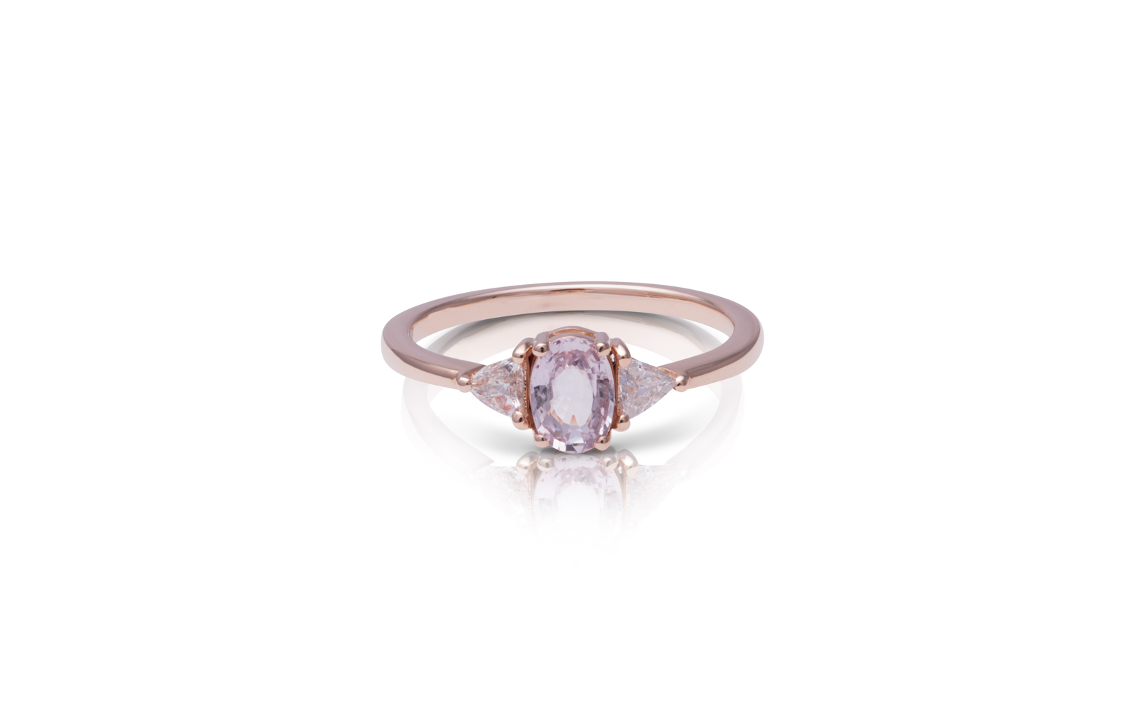 Beloved Ring Sapphire 18k Rose Gold