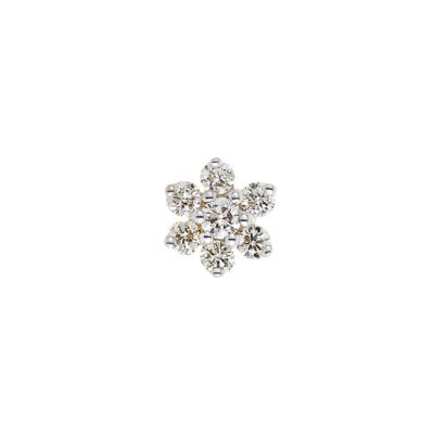 Lux Floral Cluster Earring Diamonds 9k Yellow Gold