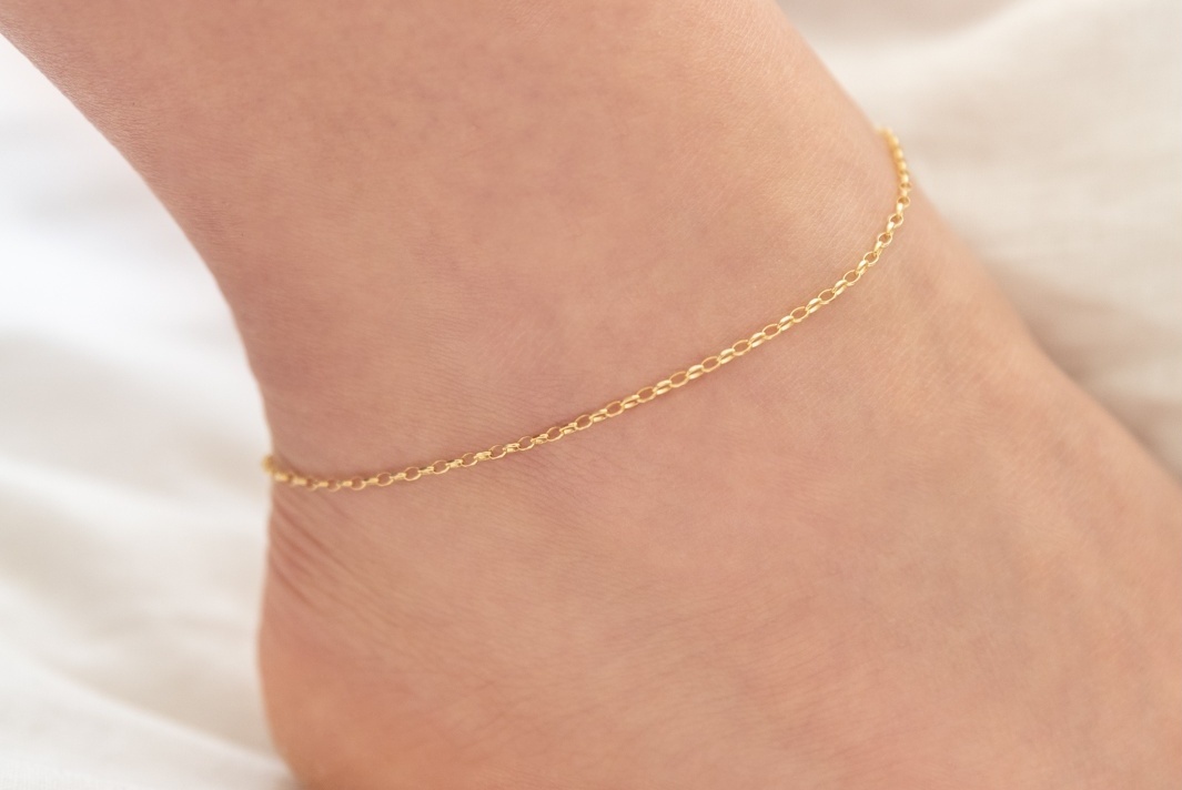 Bella Anklet Yellow Gold