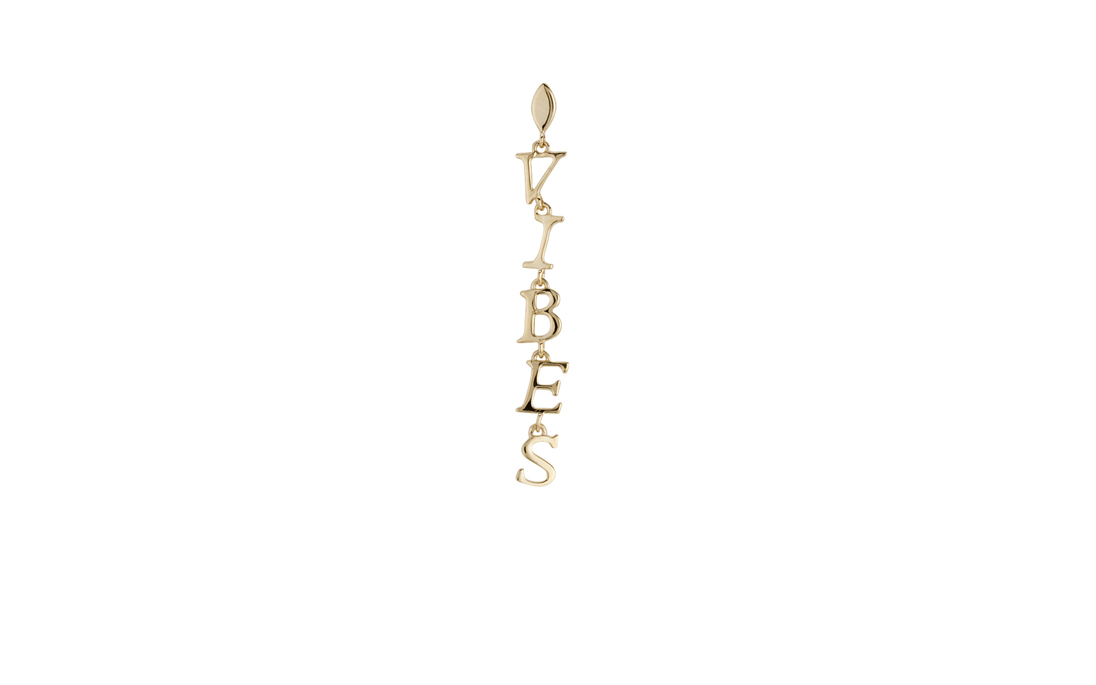 Mantra Vibes Earring Yellow Gold