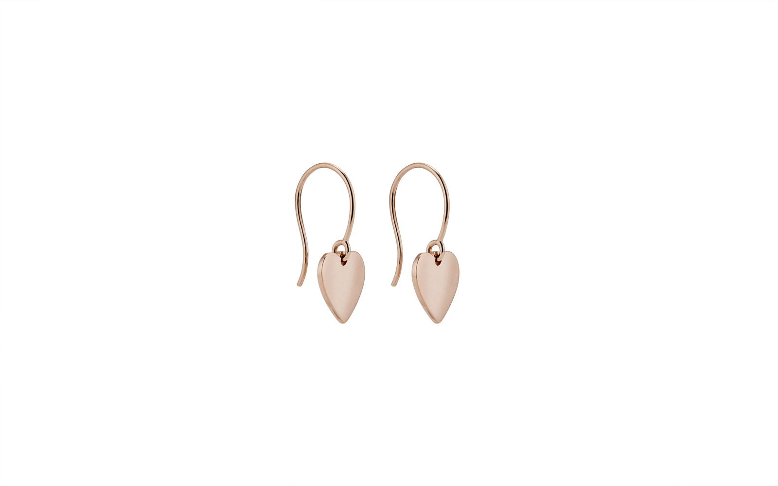 Young Hearts Earrings Rose Gold