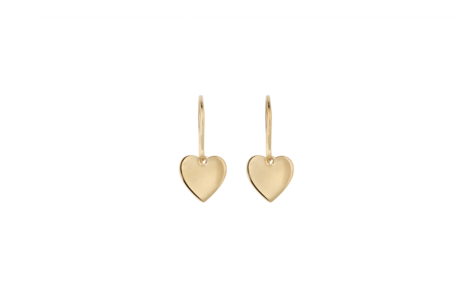 Young Hearts Earrings Yellow Gold