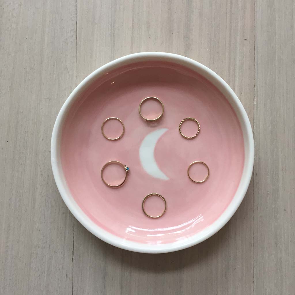 Lunar Porcelain Jewellery Dish