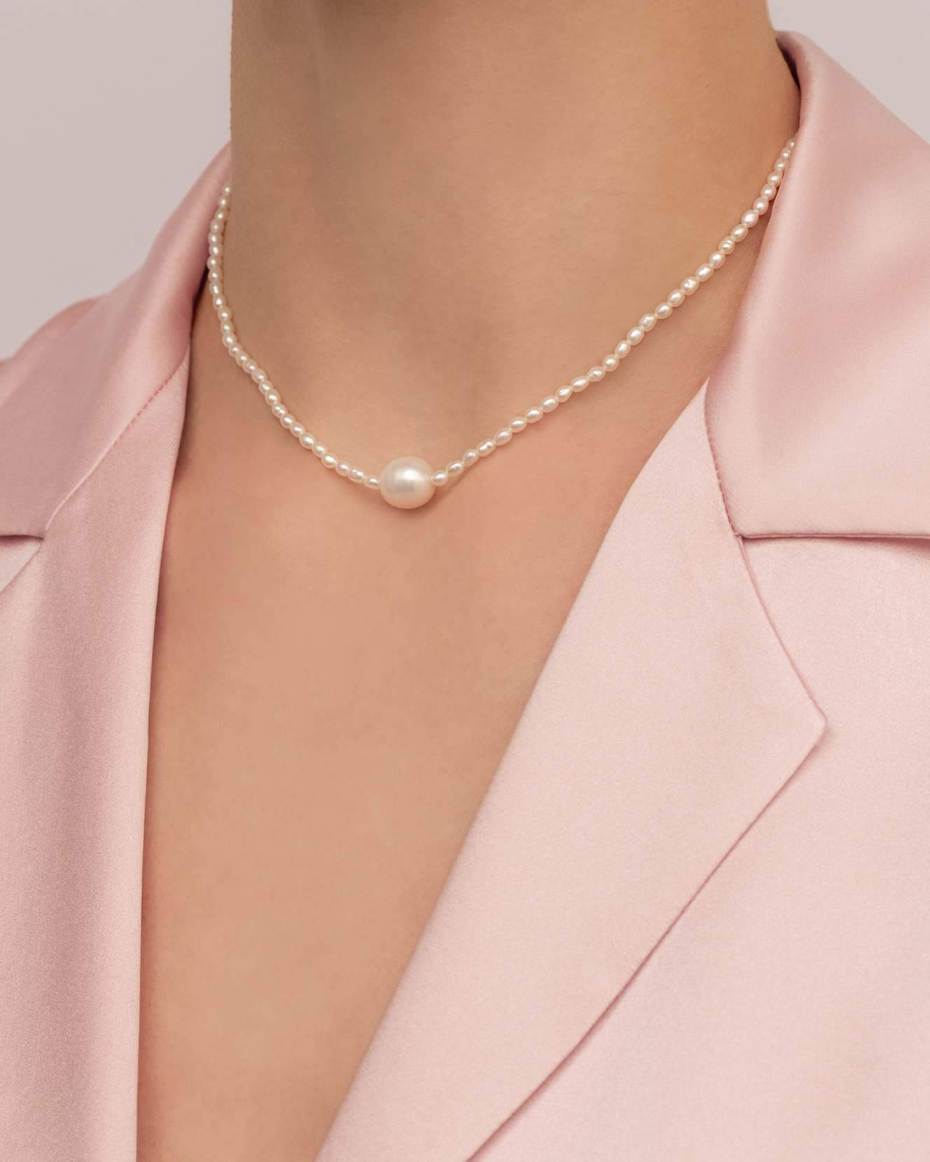 Dream Large Pearl Single Necklace