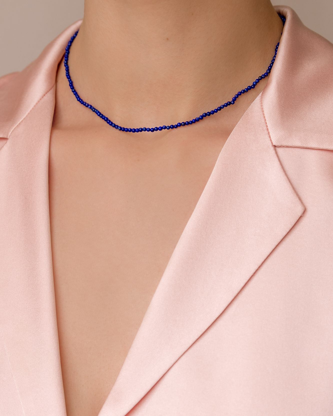 Yves Lapis Necklace