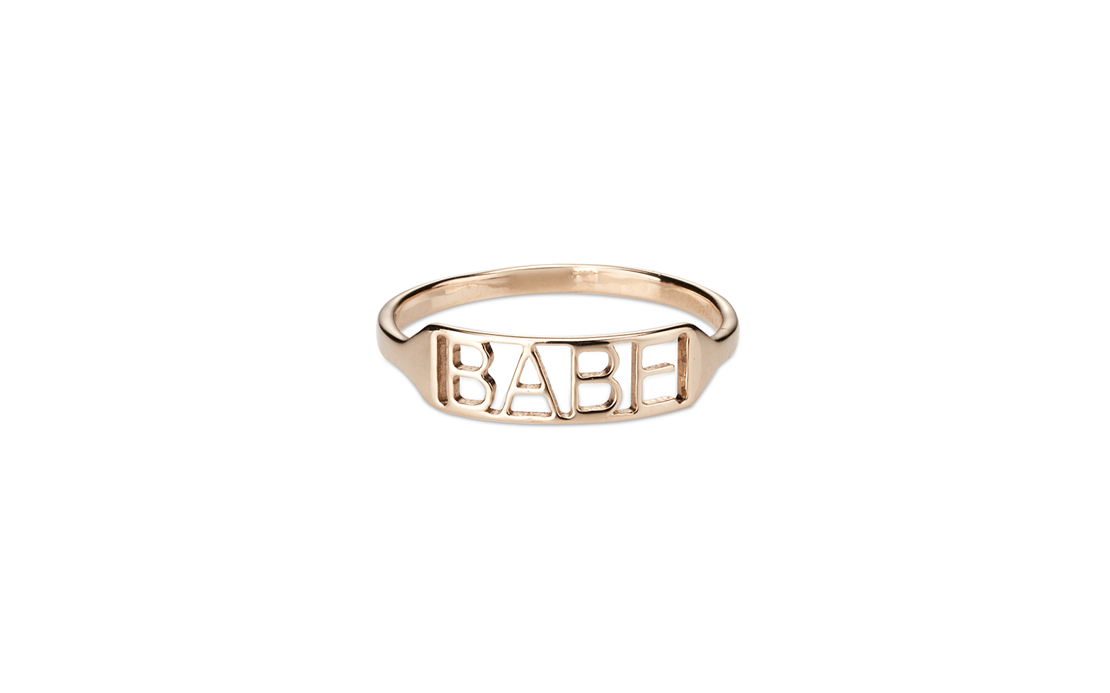 Babe Ring Rose Gold