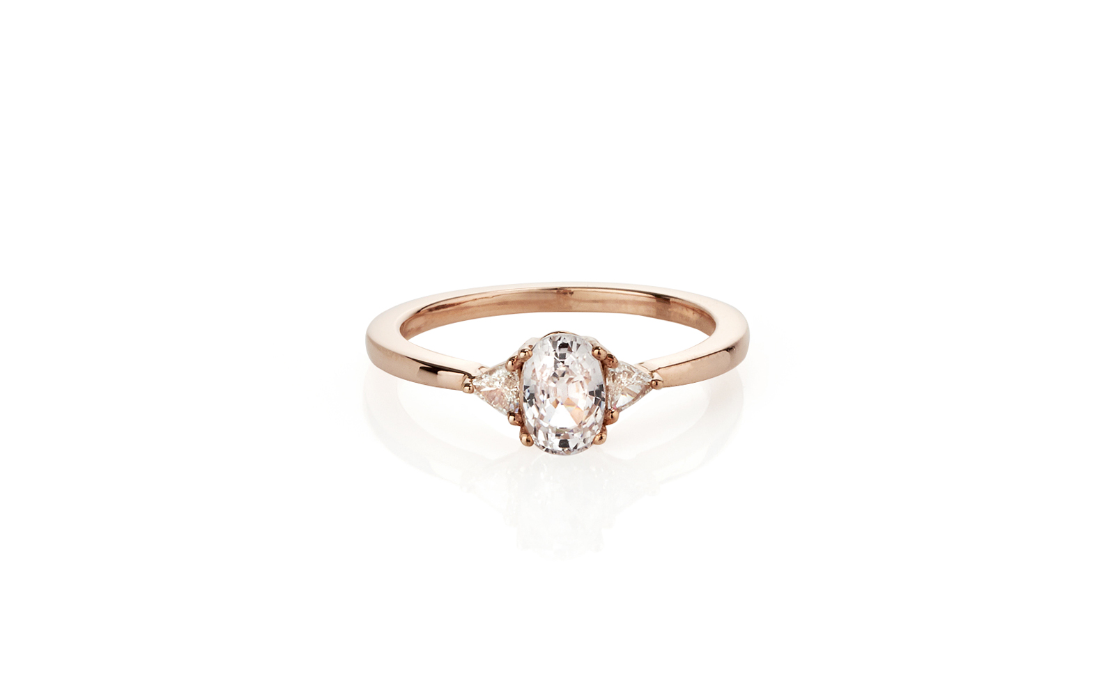 Beloved Ring Sapphire 18k Rose Gold