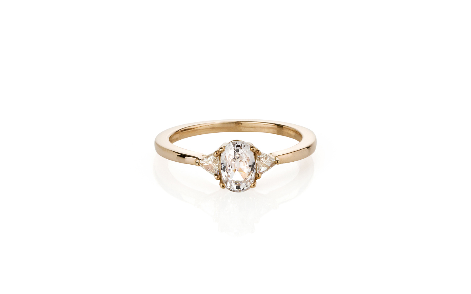 Beloved Ring Sapphire 18k Yellow Gold