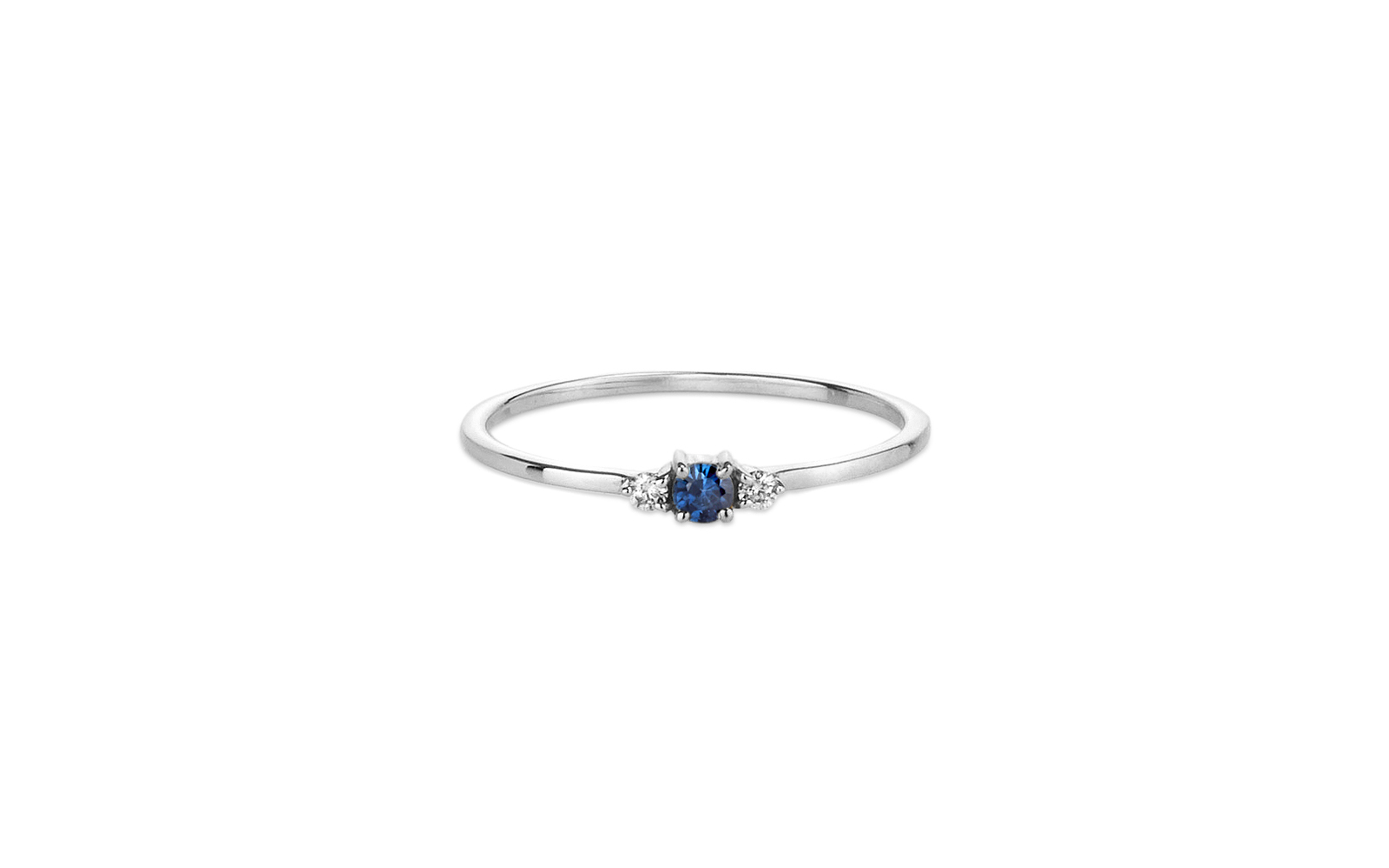 Lady Capulet Ring Sapphire White Gold