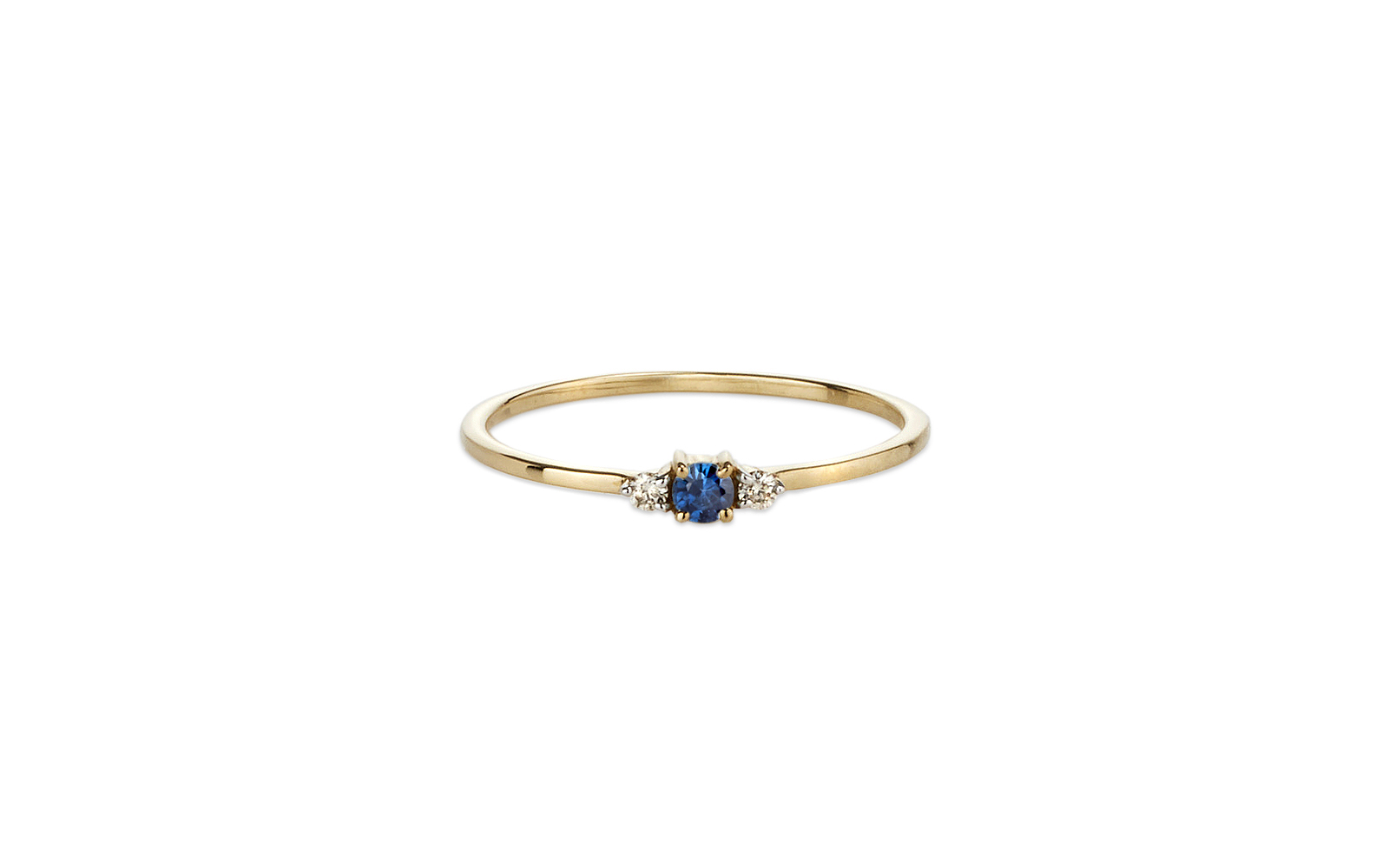 Lady Capulet Ring Sapphire Yellow Gold