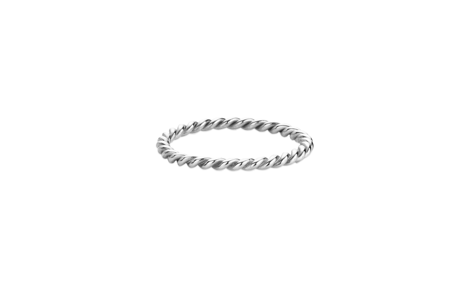 Echo Rope Ring Sterling Silver