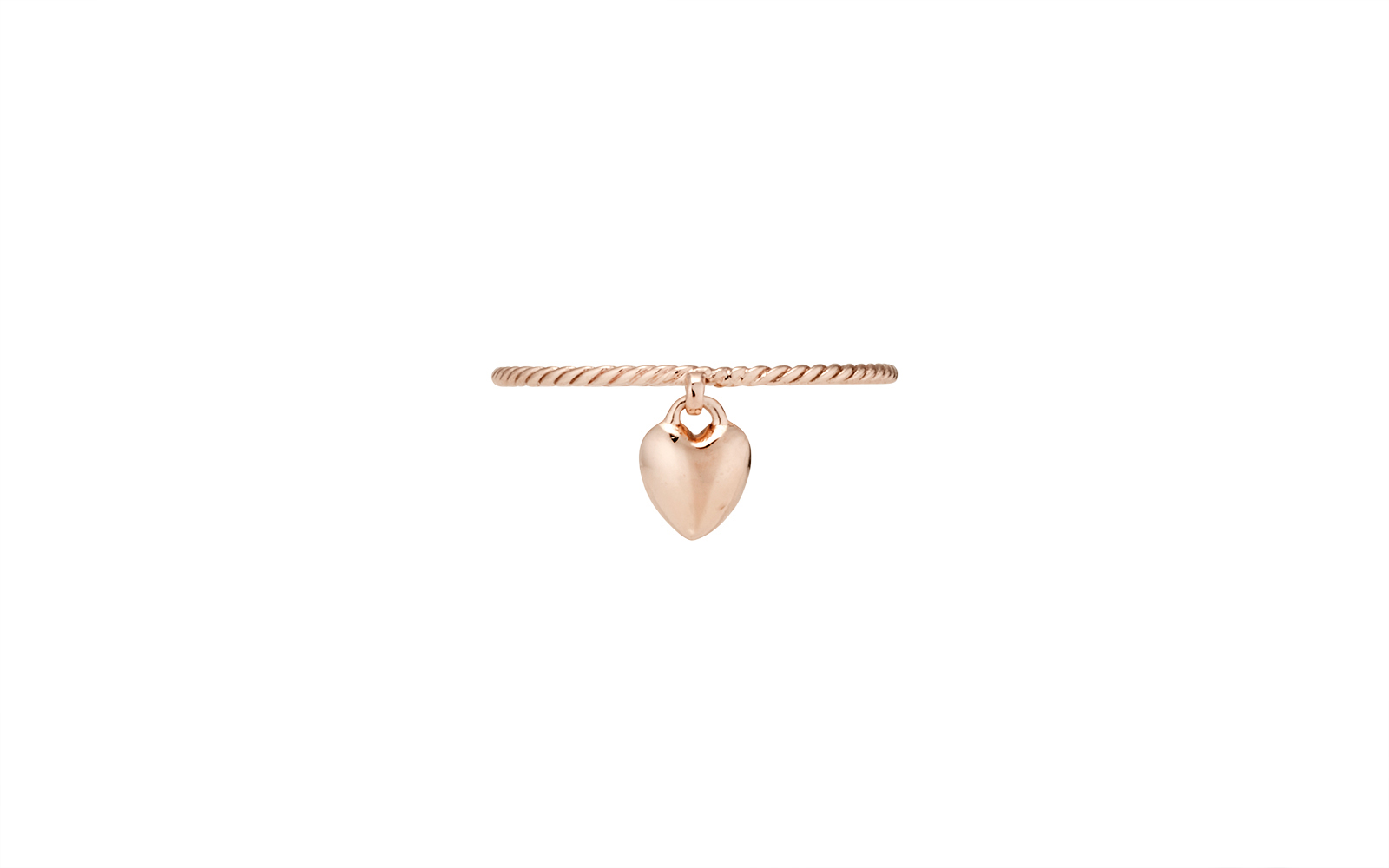 Heart of Gold Ring Rose Gold