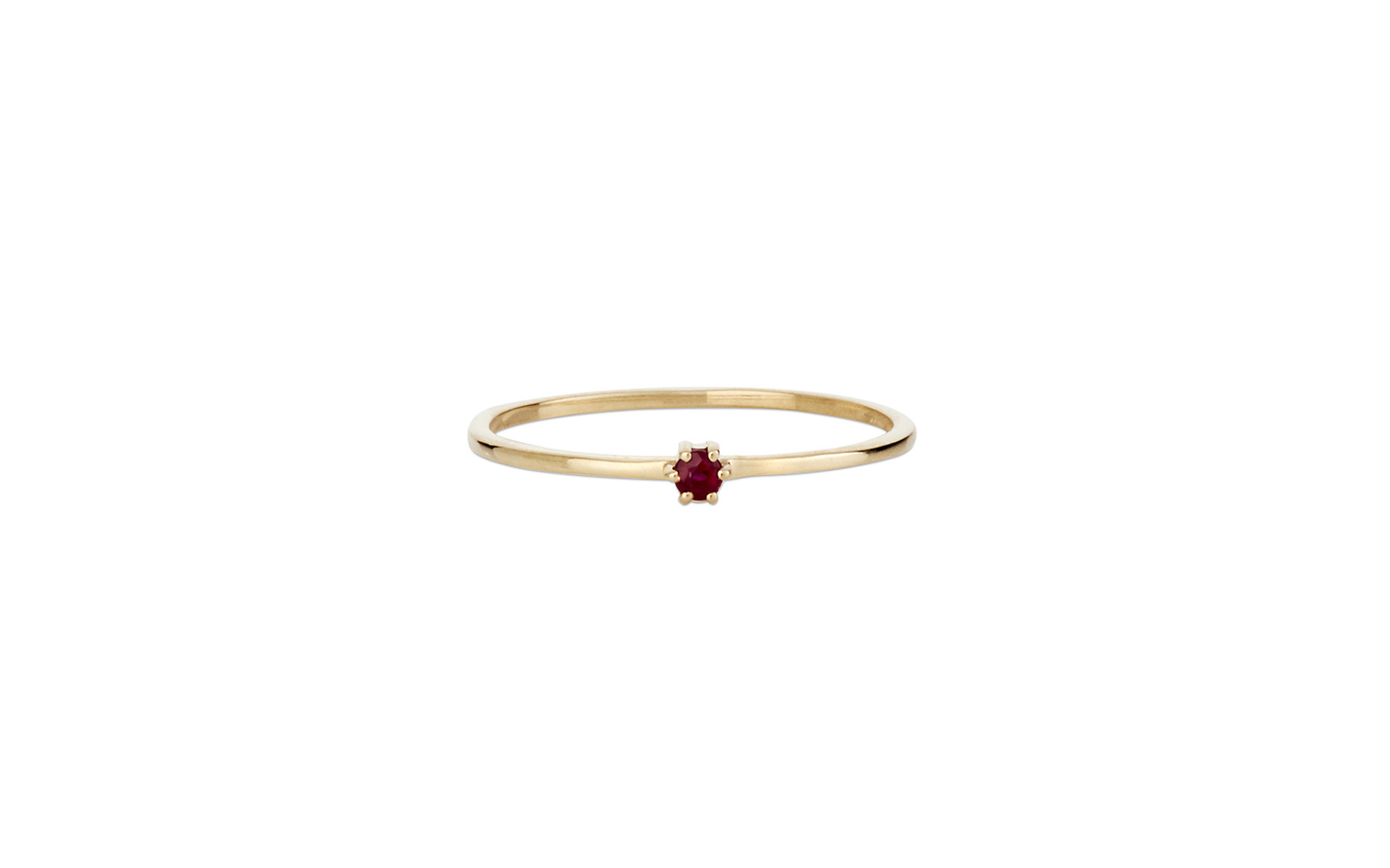 Juliet Ring Ruby Yellow Gold