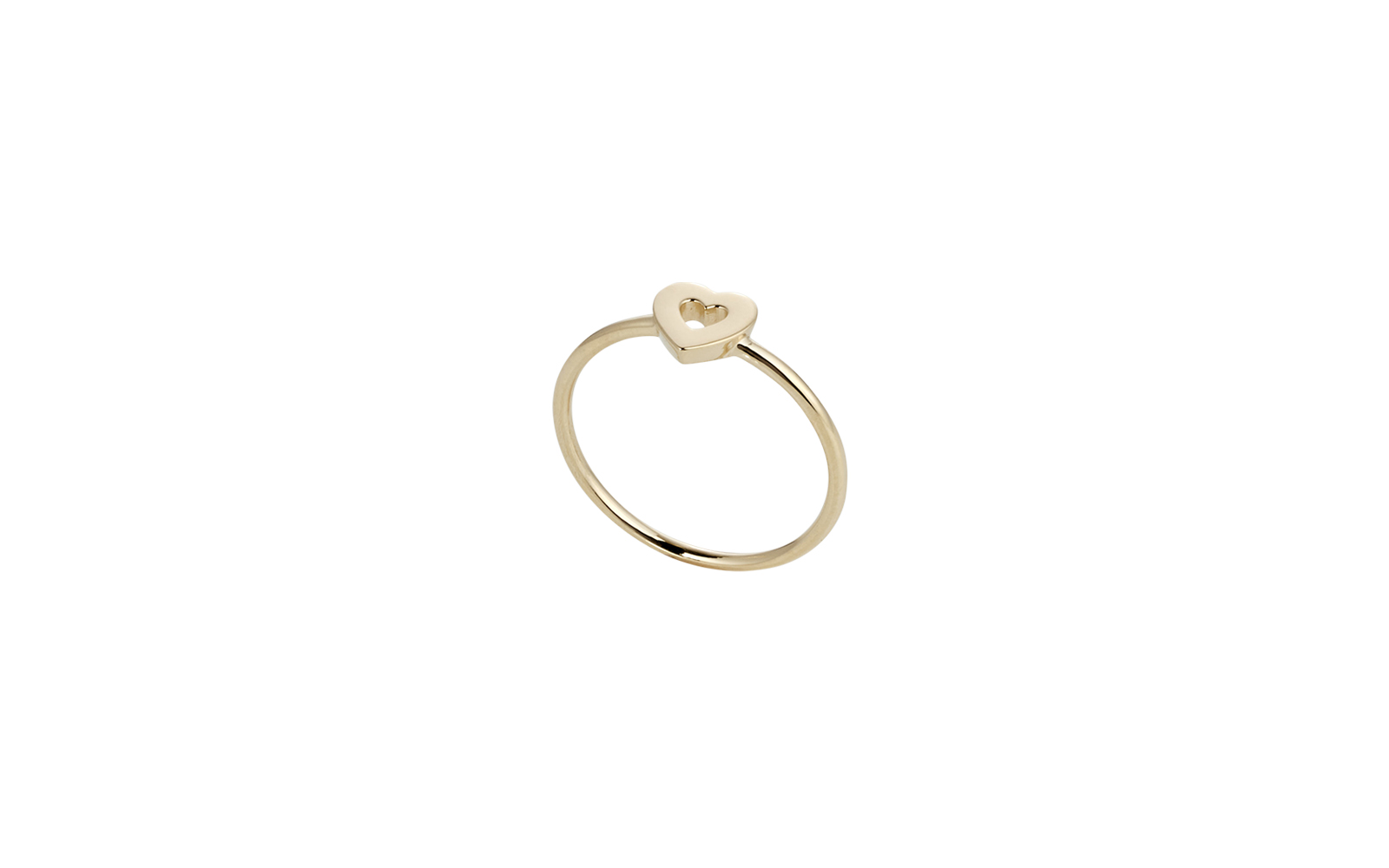 Open Your Heart Ring Yellow Gold