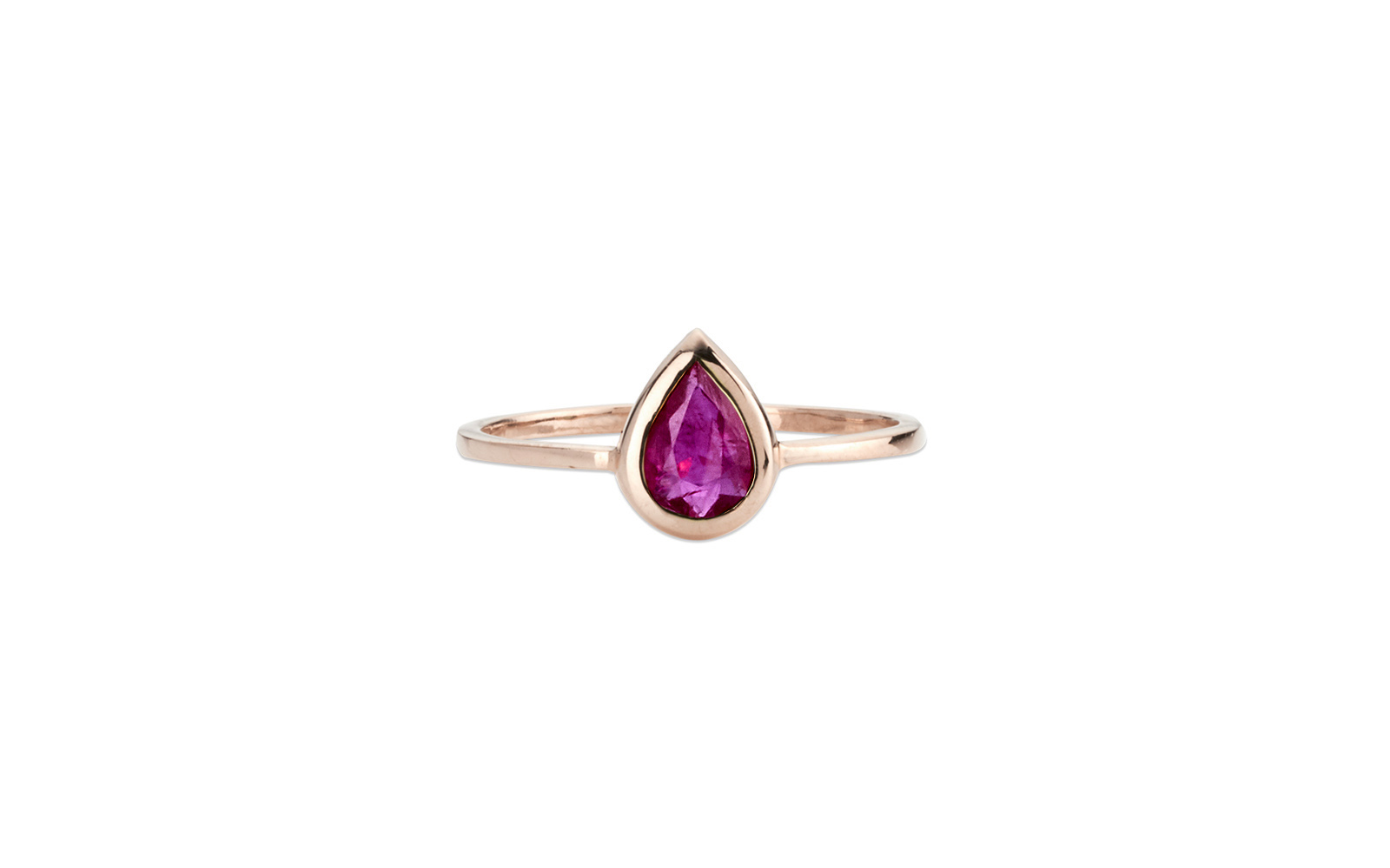 Prince Ring Ruby Rose Gold