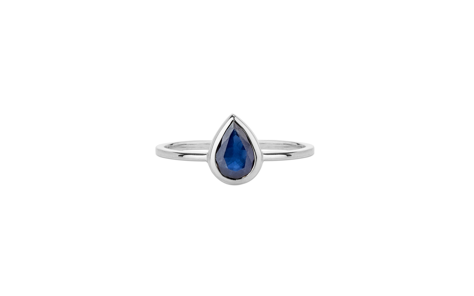 Prince Ring Sapphire White Gold