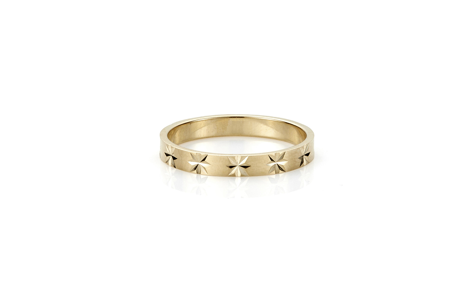 Star Crossed Ring Yellow Gold