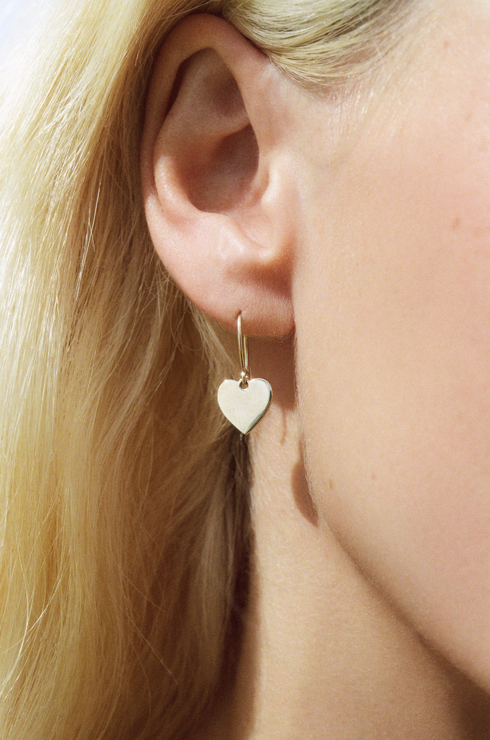 Young Hearts Earrings Rose Gold