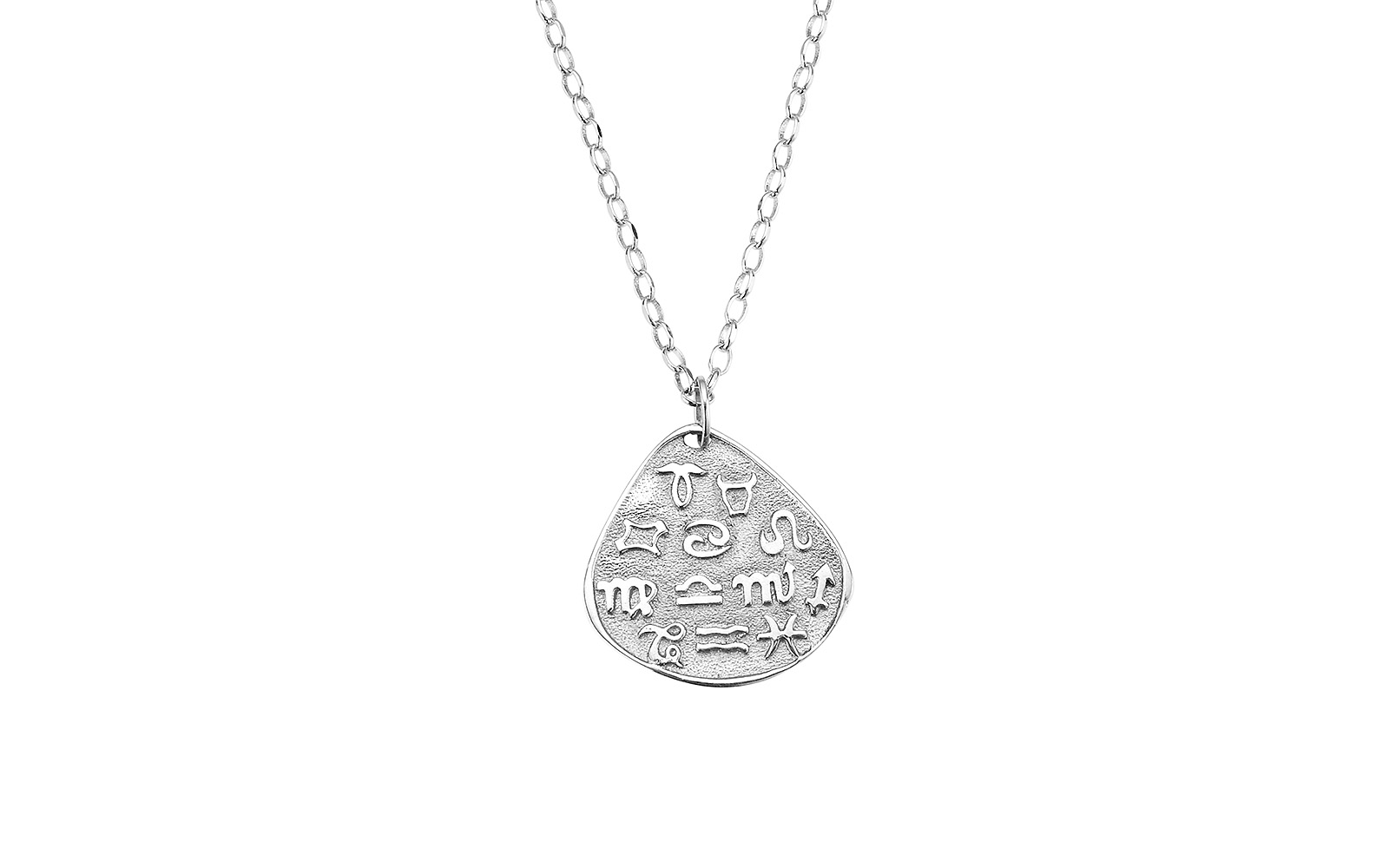 Talisman Zodiac Medium Medallion Sterling Silver