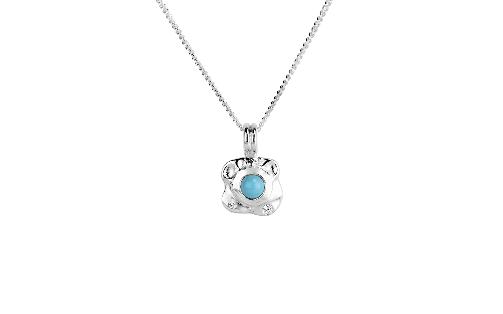 Wategos Pendant with Sleeping Beauty Turquoise Sterling Silver