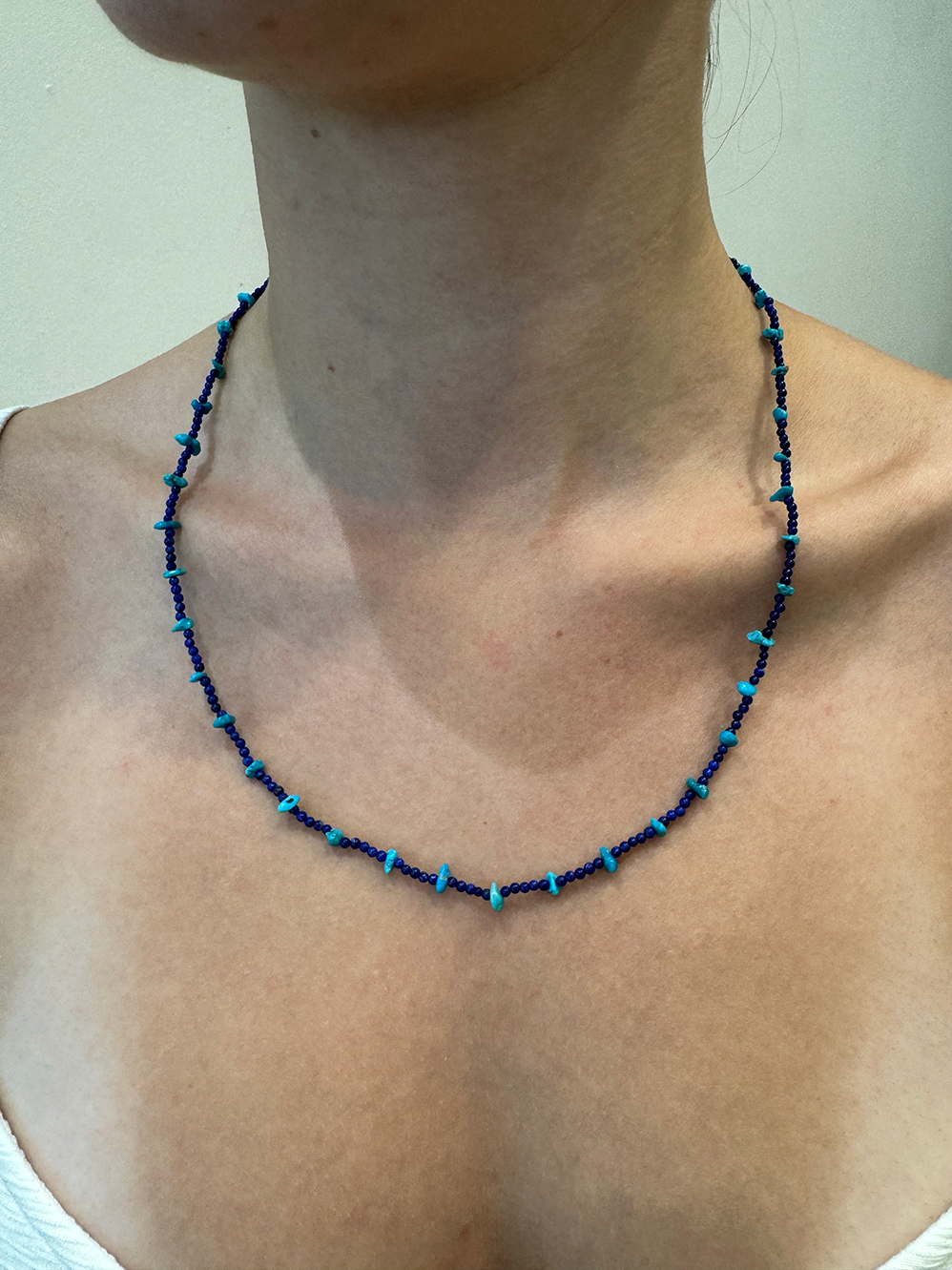 Wategos Turquoise and Lapis Necklace