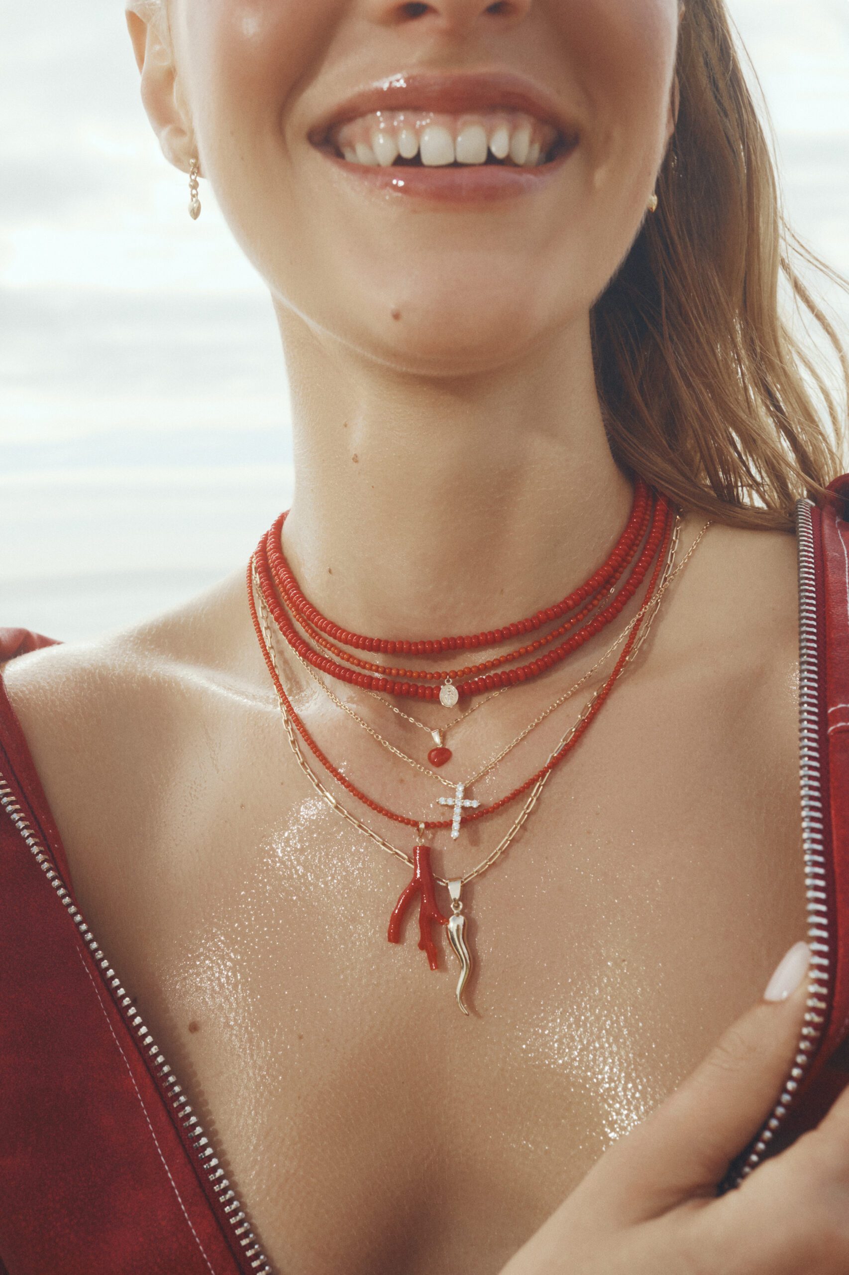 Lucky Coral Necklace