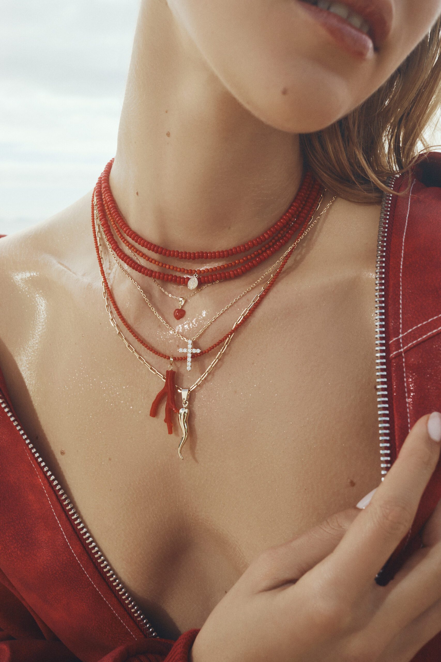Lucky Coral Necklace