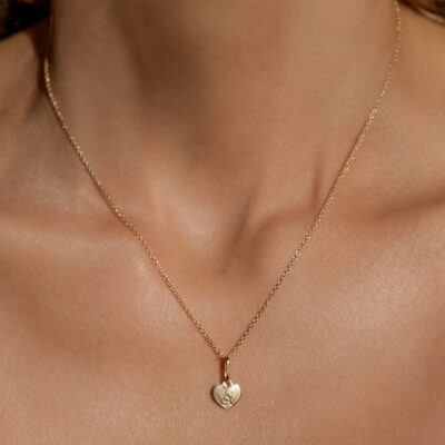 Amo Angel Pendant 14k Yellow Gold