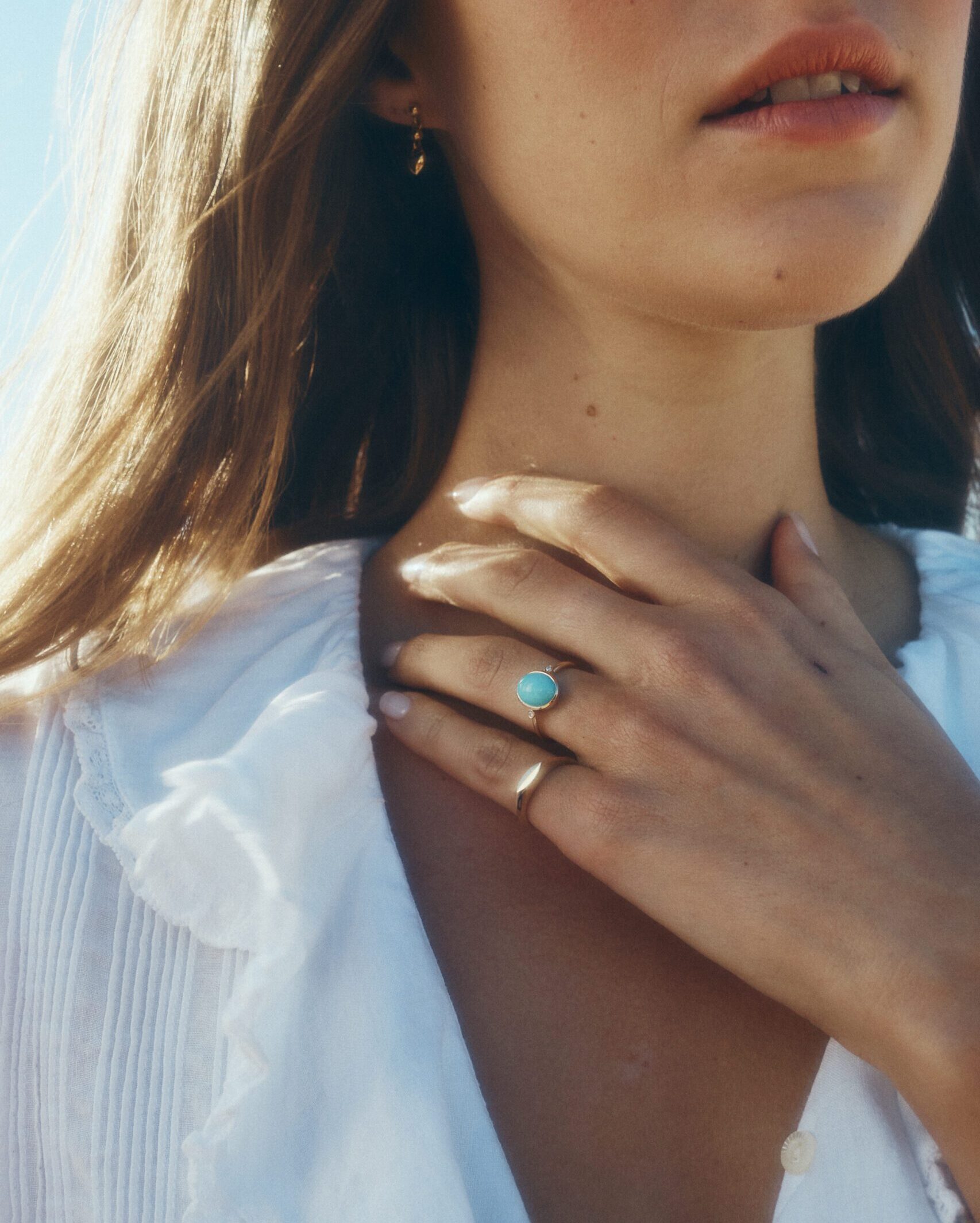 Purpose Petite Ring 9k Yellow Gold