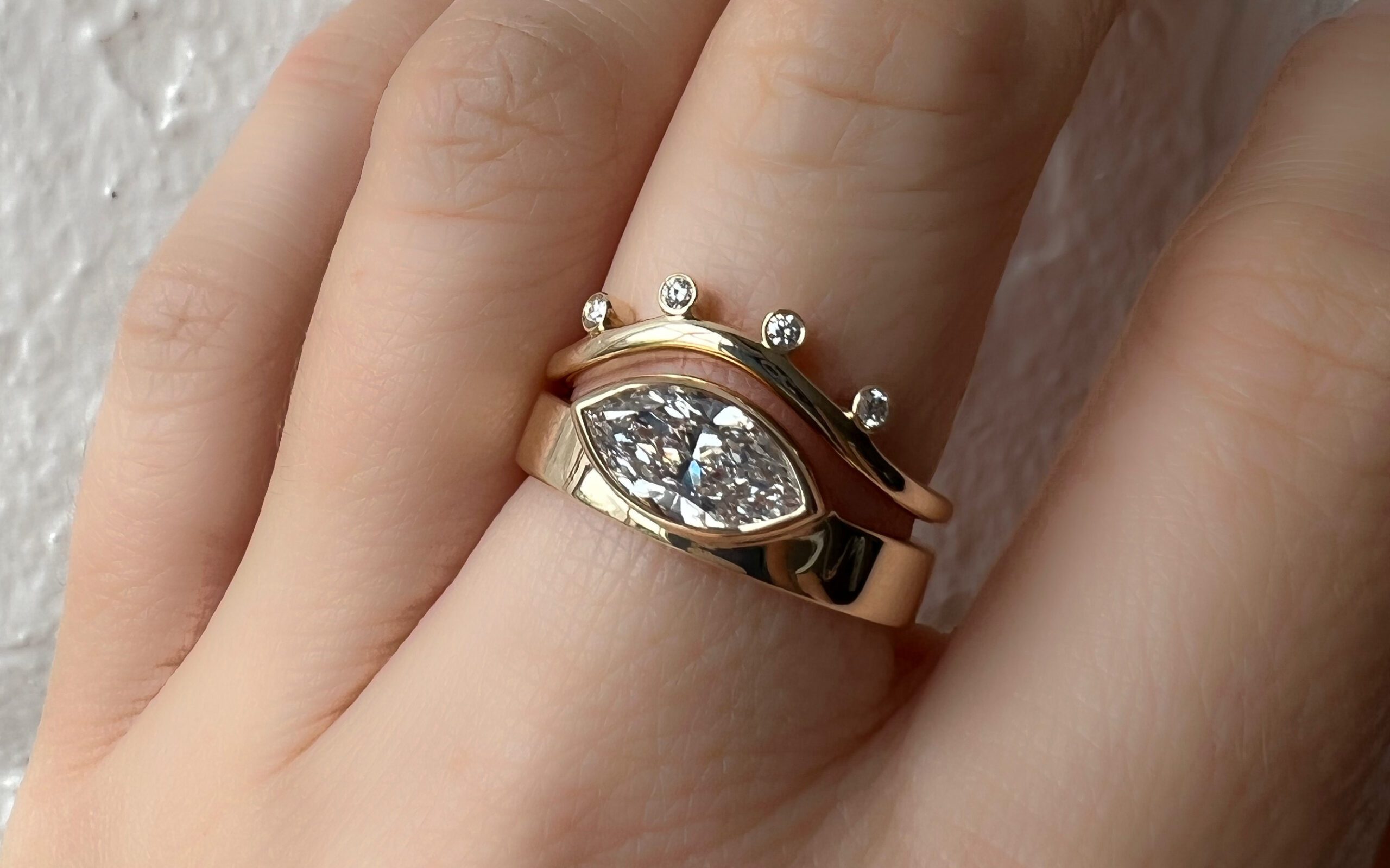 Marquise Diamond Engagement ring