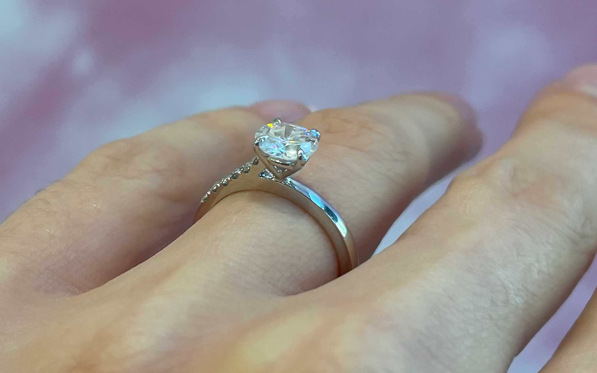 Toi Et Moi Diamond Round Diamond Wedding Ring
