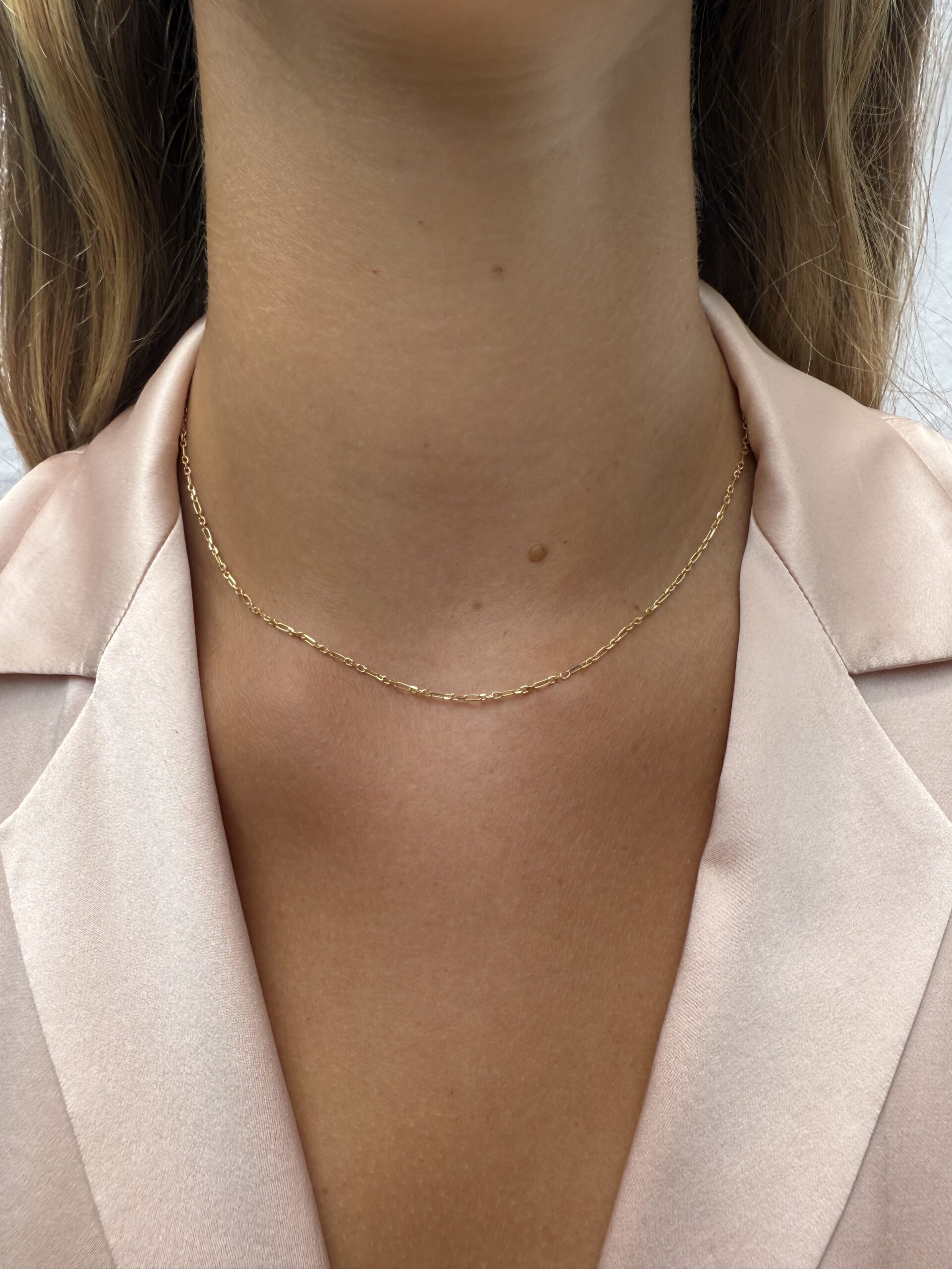 Glimmer Petite Chain 9k Yellow Gold