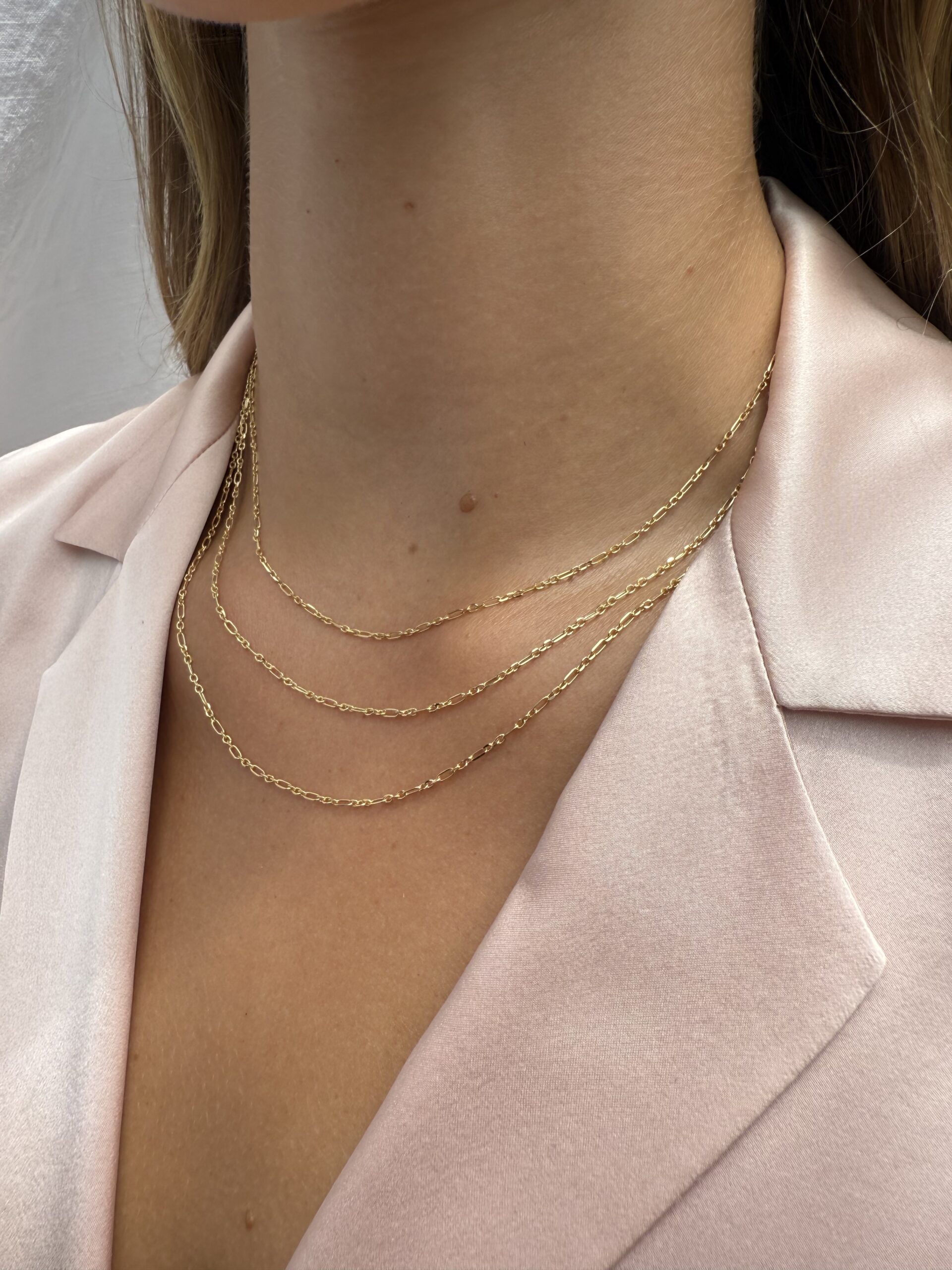 Glimmer Petite Chain 9k Yellow Gold