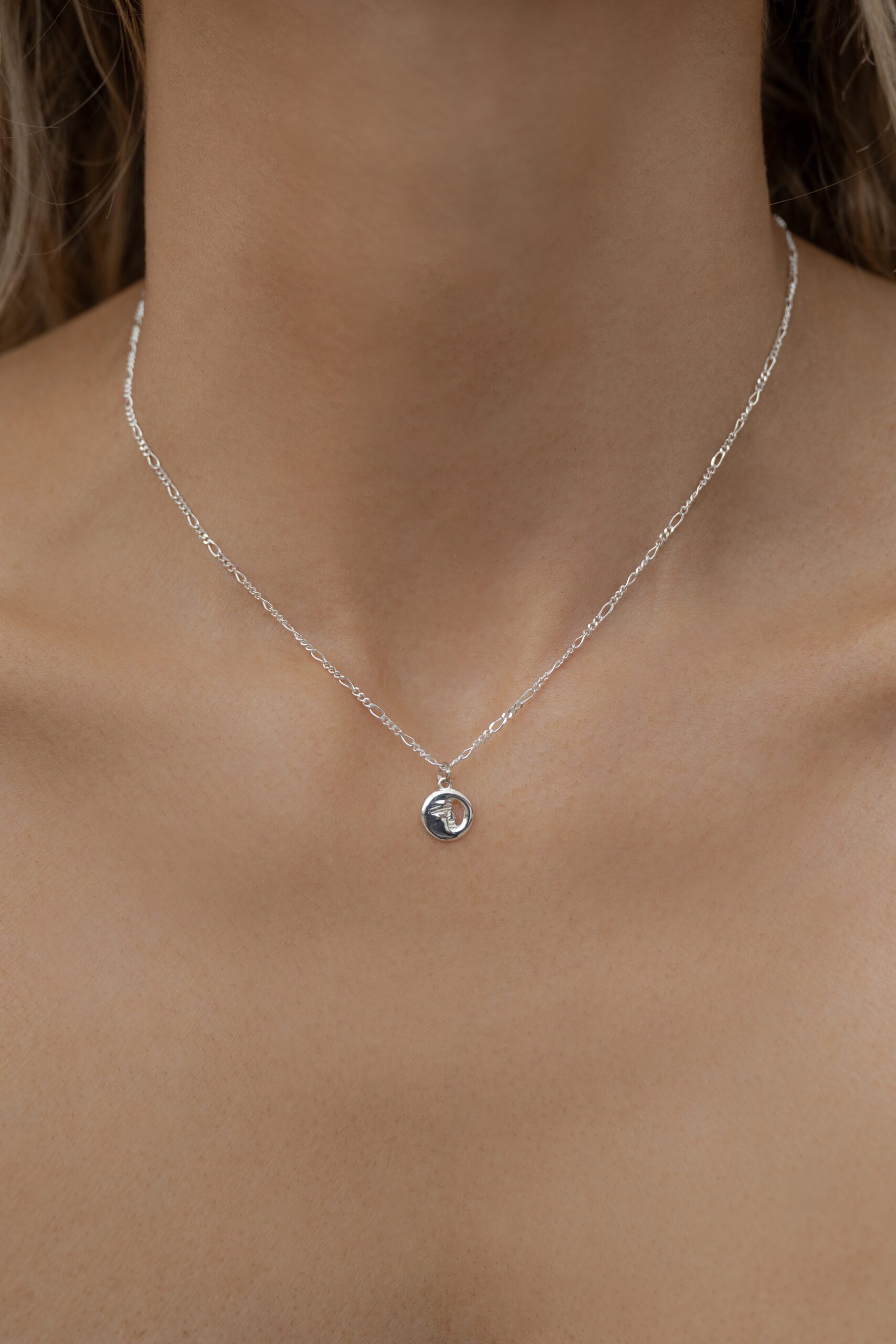 La Luna Petite Pendant Sterling Silver
