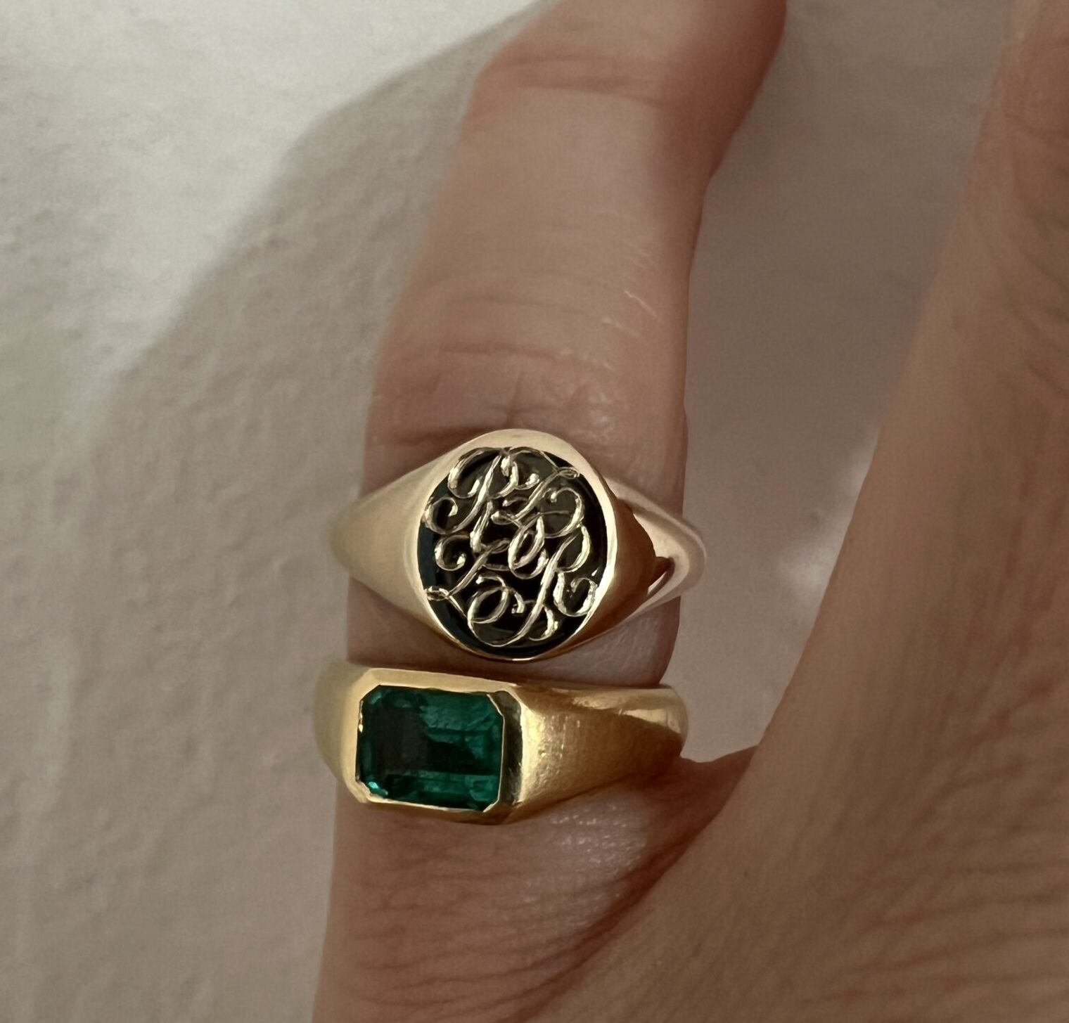 Signet Hand-Engraving, Four Letter